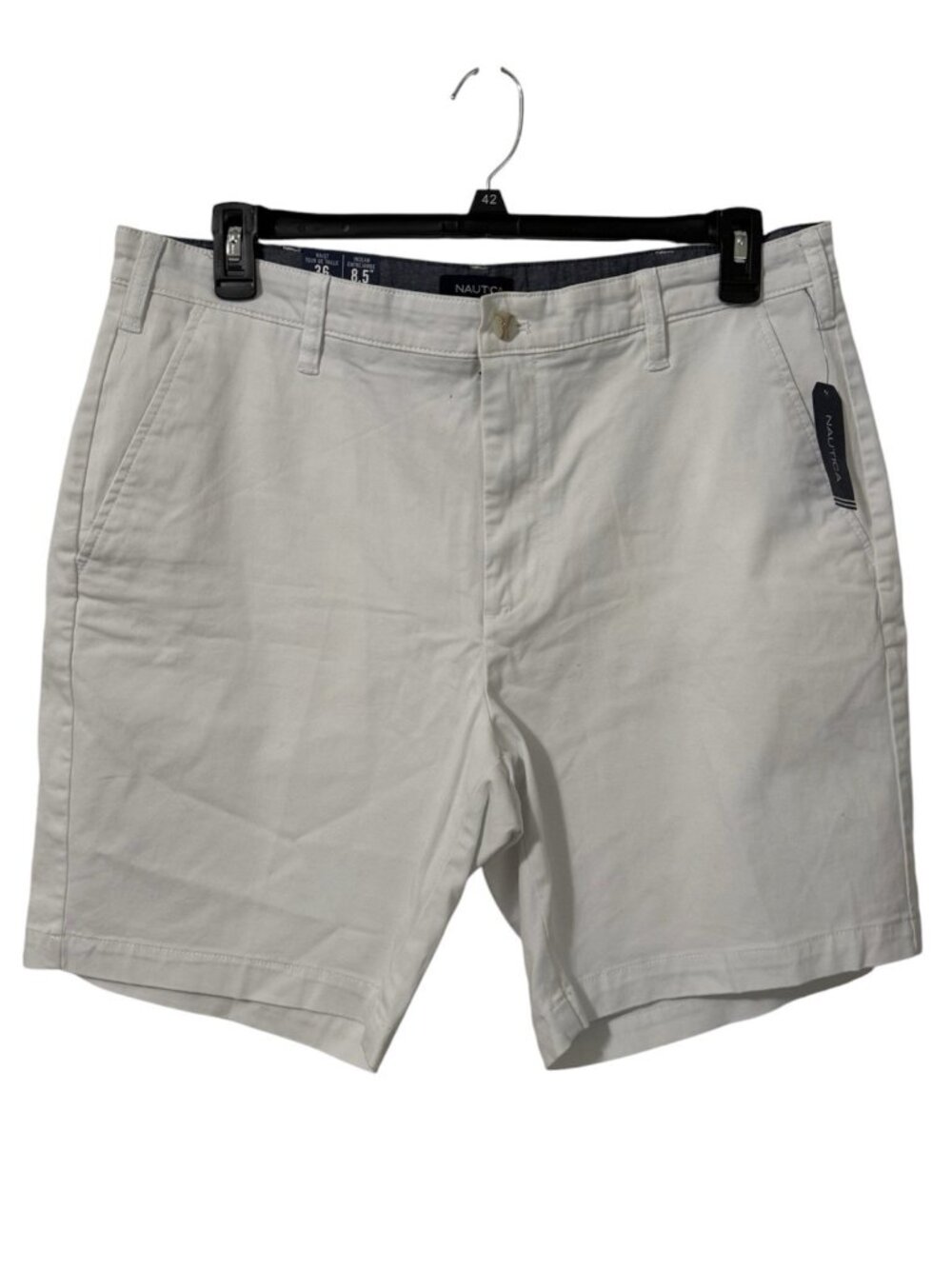 Nautica Mens White NWT Deck Shorts Waist 36